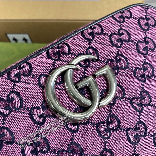 Gucci新款女包 古馳GG Marmont系列單肩斜挎包 Gucci相機包 447632  ydg3260